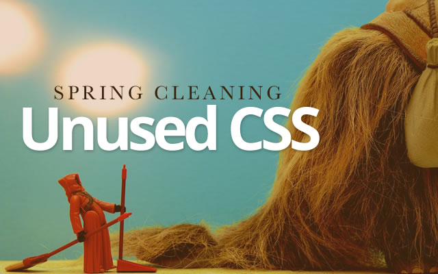 Spring-cleaning unused CSS