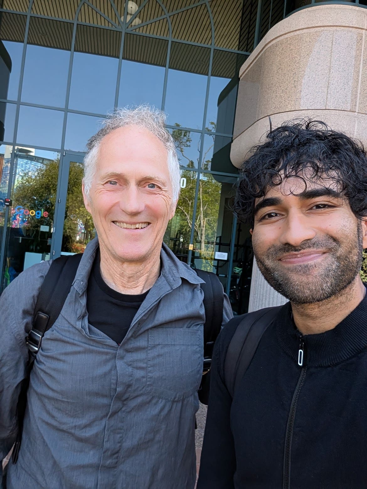 Addy with Tim O'Reilly.