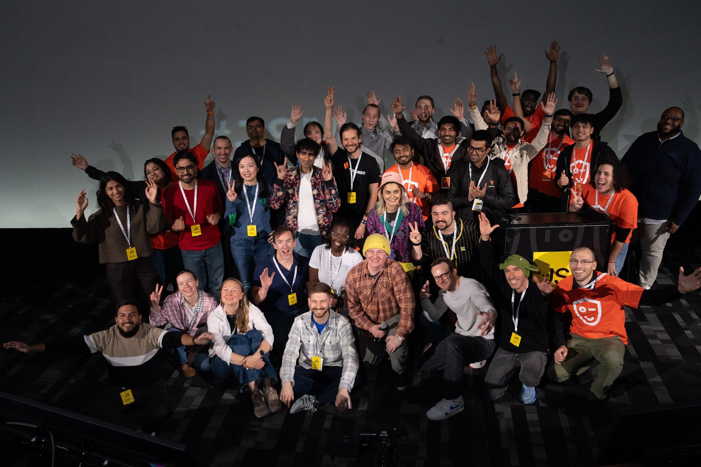 Addy with the developer community.