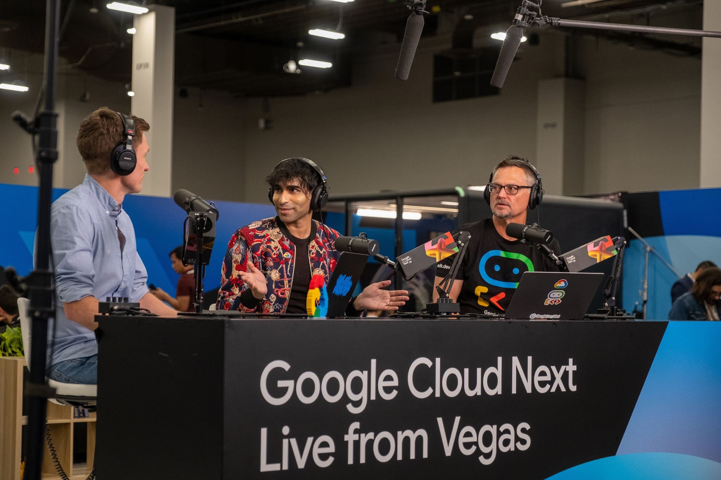 Addy at Google Cloud Next.