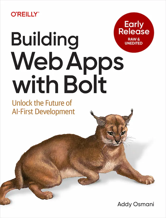 AI-assisted coding and cloud-based tools are already transforming how modern applications are built. Bolt.new, a powerful in-browser AI agent from StackBlitz, streamlines the development process, allowing you to prototype quickly, debug intelligently, and launch confidently—no local setup required. Whether you're new to full stack development or looking to supercharge your workflow, this accessible guide takes you from JavaScript and React fundamentals all the way to deploying sophisticated apps with Bolt.new and StackBlitz. Through real-world projects like a movie explorer and a Supabase-powered workout tracker, you'll master prompt-first development, tap into WebContainers for running backend logic in the browser, and discover a seamless path from idea to deployment. If you're ready to rethink how web apps are built—from the command line to the cloud—this book is your blueprint.