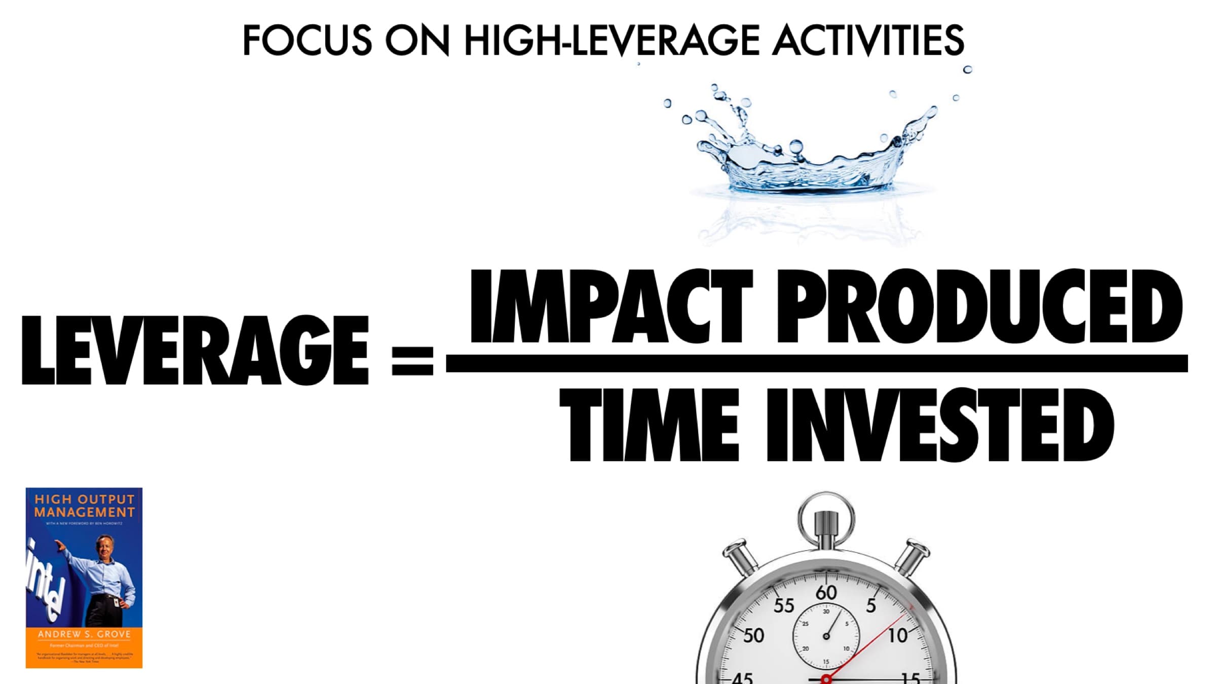 AddyOsmani Focus On High leverage Activities 