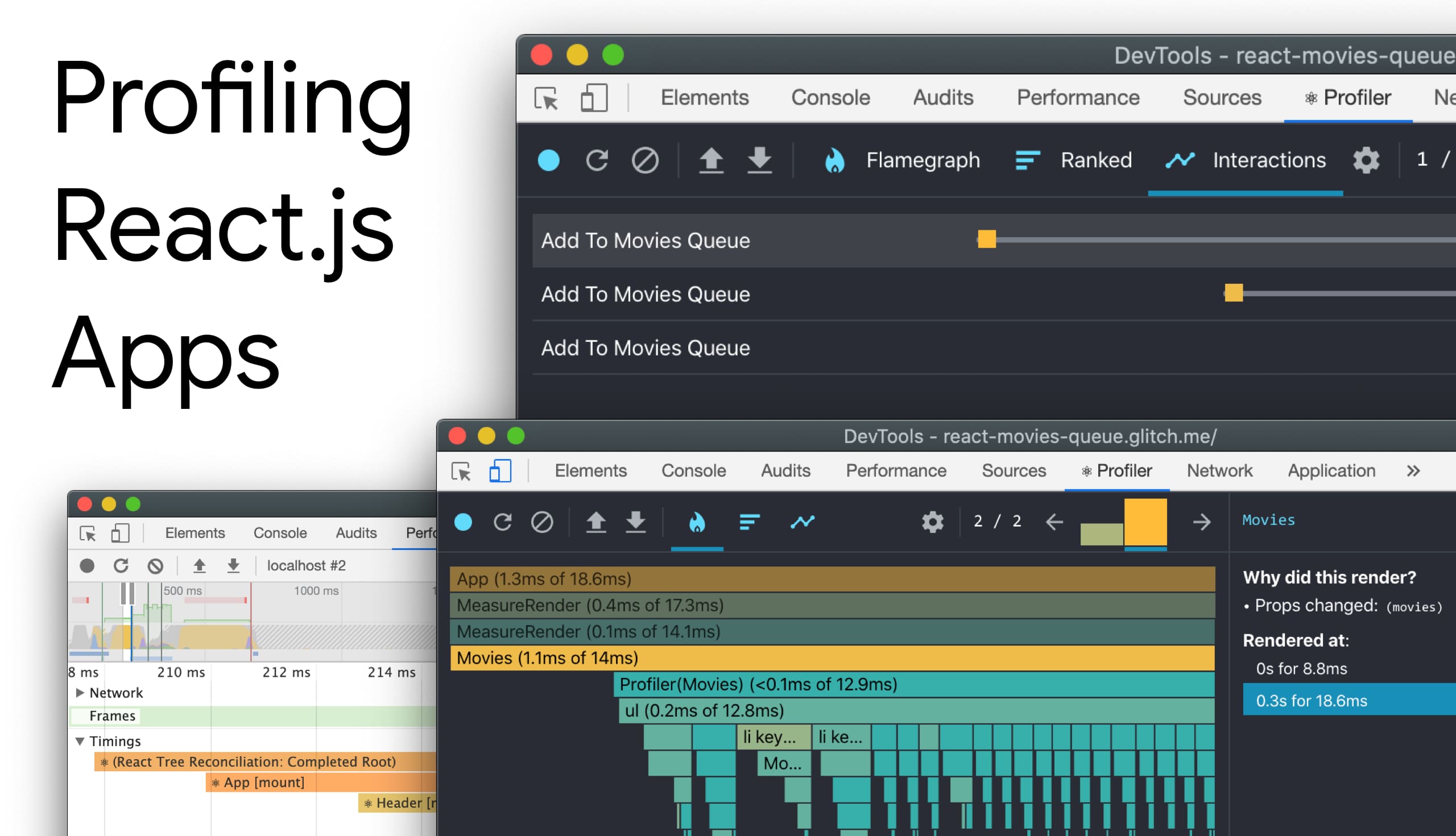 User timing api. React Profiler. Профилирование в js. React devtools. Performance Profiler.