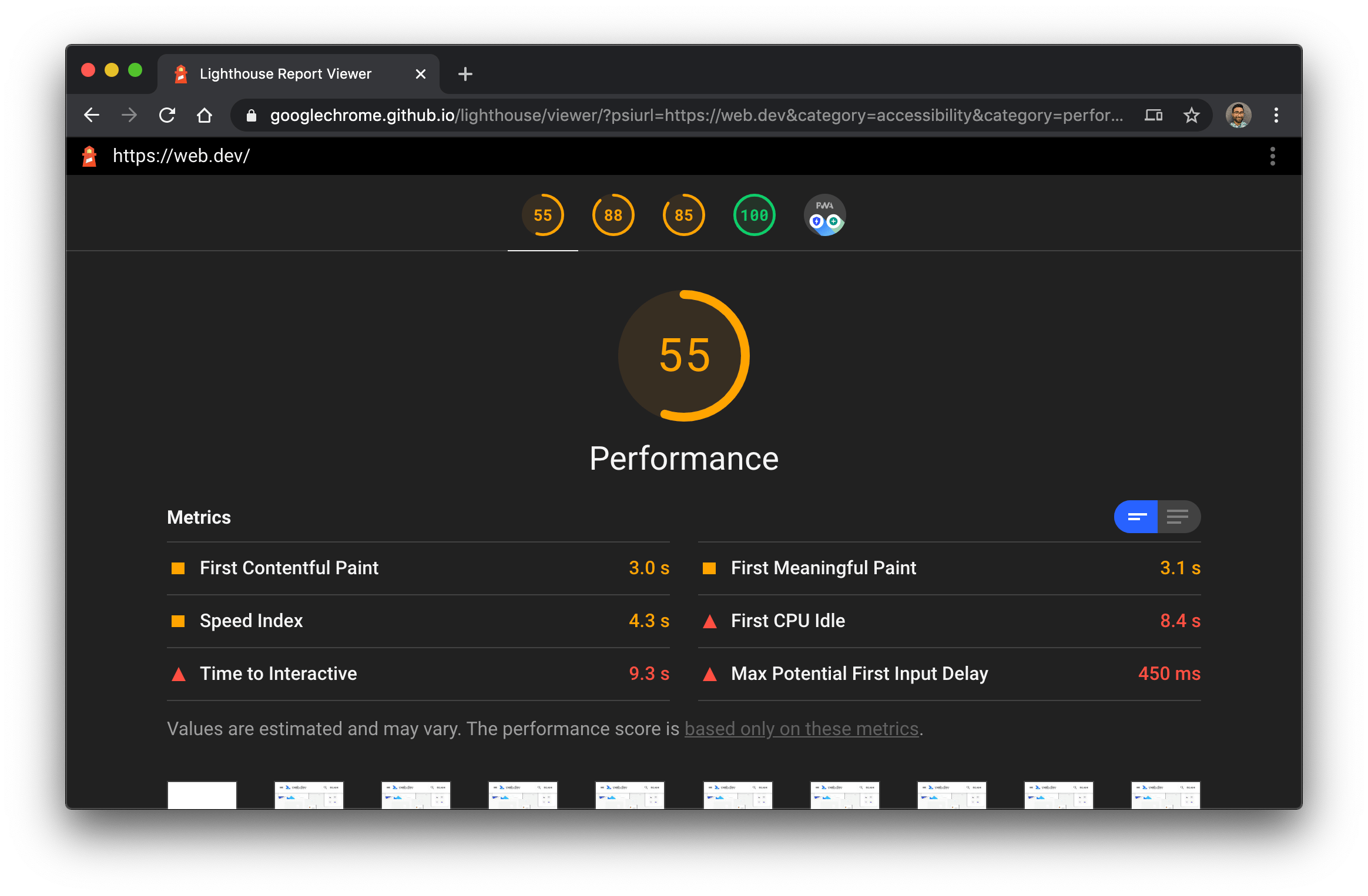 psi lighthouse viewer