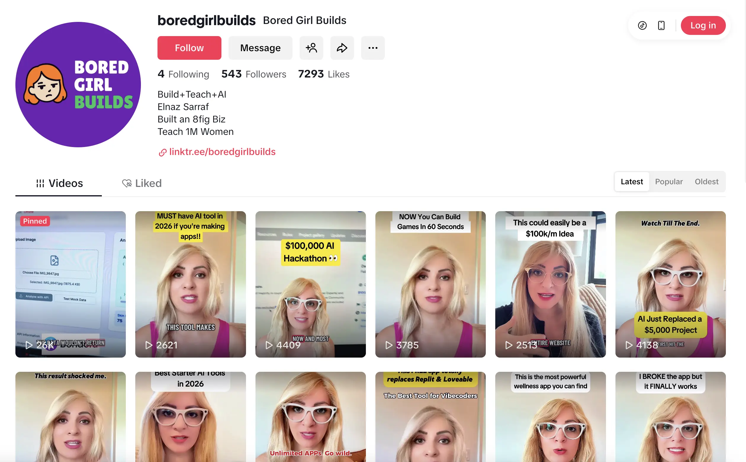 Elnaz creating inspiring content