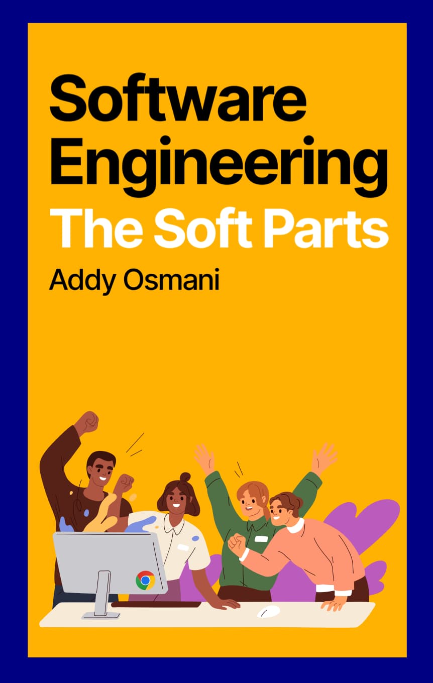 In Software Engineering - The Soft Parts Addy Osmani shares lessons from his first 10 years at Google on the soft skills that can help engineers become effective and scale their effectiveness. This guidance should help junior, mid-career and even senior developers move forward, deal with changing technology, and navigate building non-trivial systems. Becoming a good engineer is about collecting experience. Each project, even small ones, is a chance to add new techniques and tools to your toolbox. Where this delivers even more value is when you can solve problems by pairing techniques learned on one project with tools learned working on another. This short book tries to capture what the soft skills are and how they can all add up.
                    