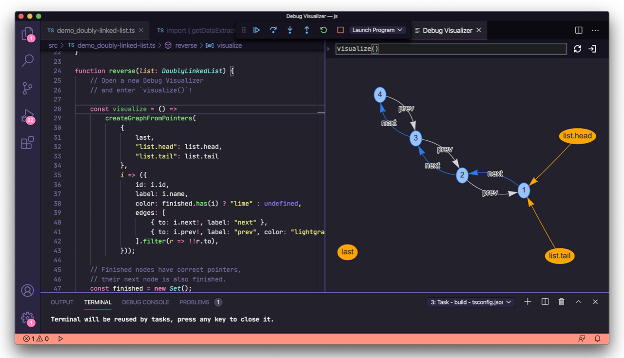  - Visualize Data Structures in VSCode