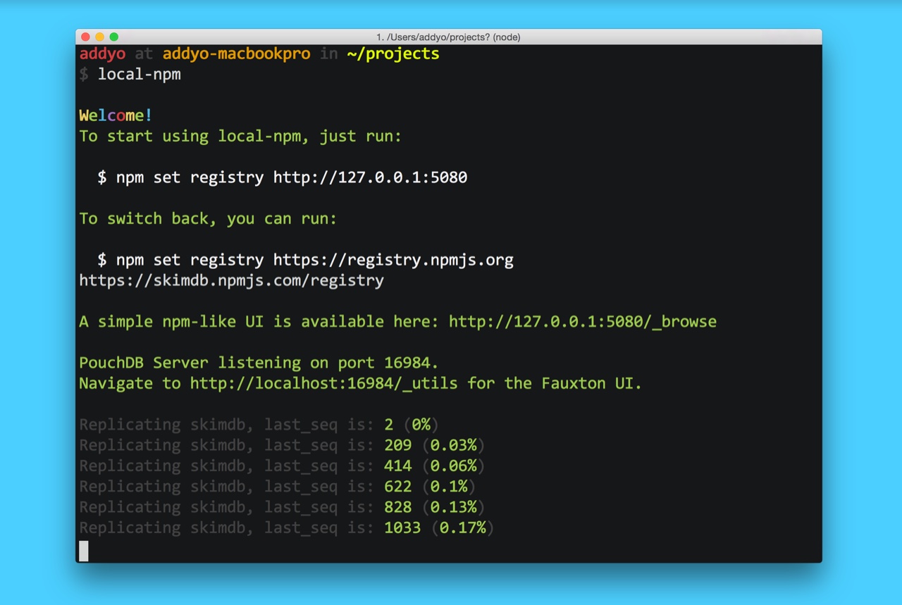 AddyOsmani Offline Installation Of Npm Packages