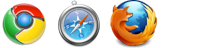 Tested and supported in Chrome, Safari, and Firefox